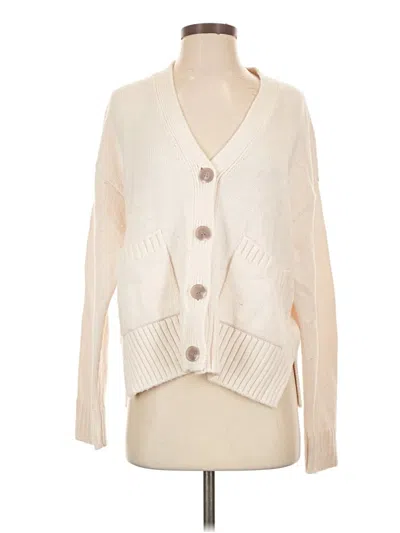 Pre-owned The Drop Cardigan Sweater In Ivory