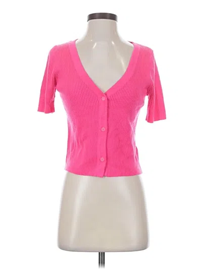 Pre-owned The Drop Cardigan Sweater In Pink