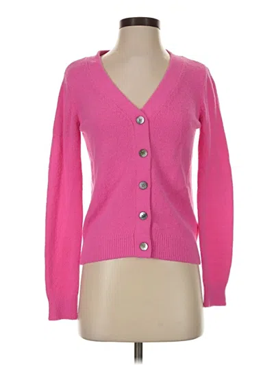 Pre-owned The Drop Cardigan Sweater In Pink