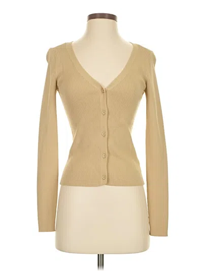 Pre-owned The Drop Cardigan Sweater In Tan