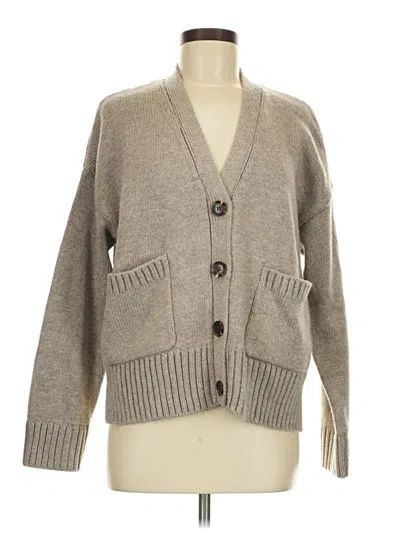 Pre-owned The Drop Cardigan Sweater In Tan