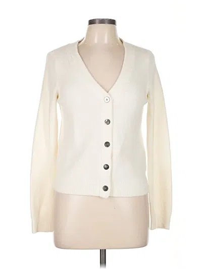 Pre-owned The Drop Cardigan Sweater In White