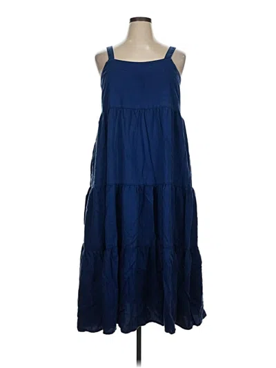 Pre-owned The Drop Casual Dress In Blue