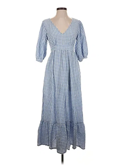 Pre-owned The Drop Casual Dress In Blue