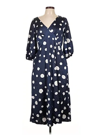 Pre-owned The Drop Casual Dress In Blue
