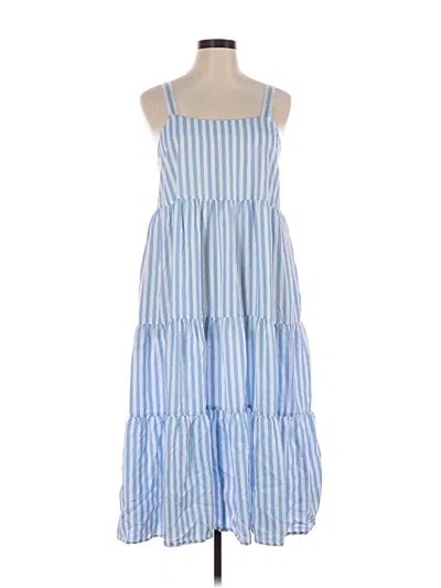Pre-owned The Drop Casual Dress In Blue