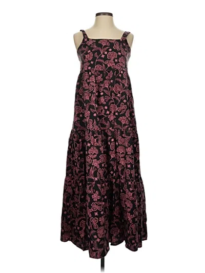 Pre-owned The Drop Casual Dress In Burgundy