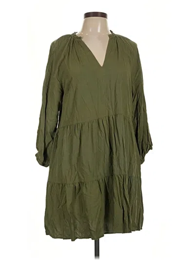 Pre-owned The Drop Casual Dress In Green