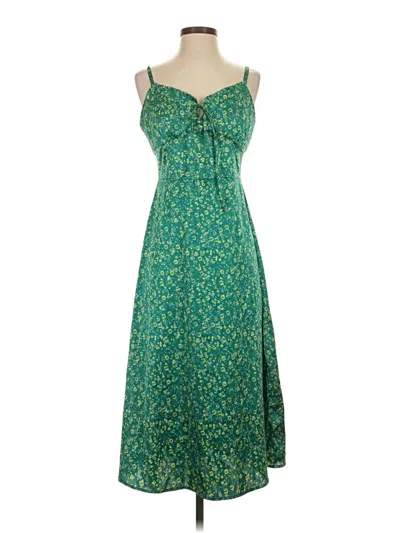 Pre-owned The Drop Casual Dress In Green