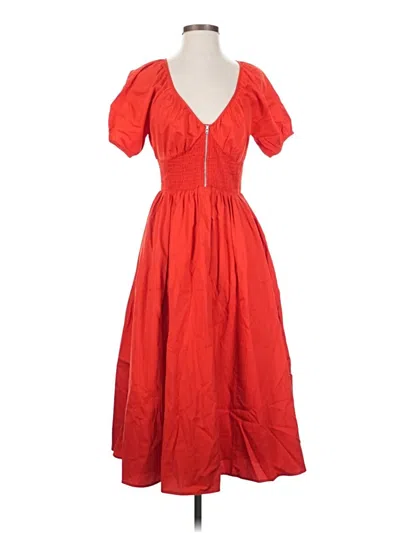 Pre-owned The Drop Casual Dress In Red