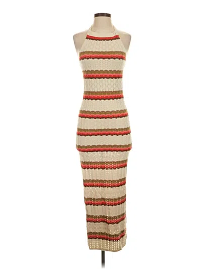 Pre-owned The Drop Casual Dress In Tan
