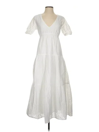 Pre-owned The Drop Casual Dress In White