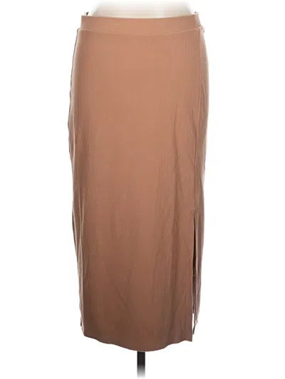 Pre-owned The Drop Casual Skirt In Brown