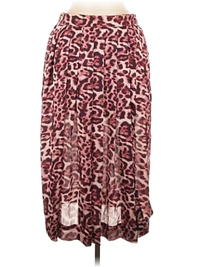 Pre-owned The Drop Casual Skirt In Burgundy