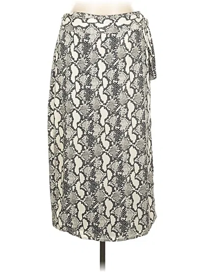 Pre-owned The Drop Casual Skirt In Silver