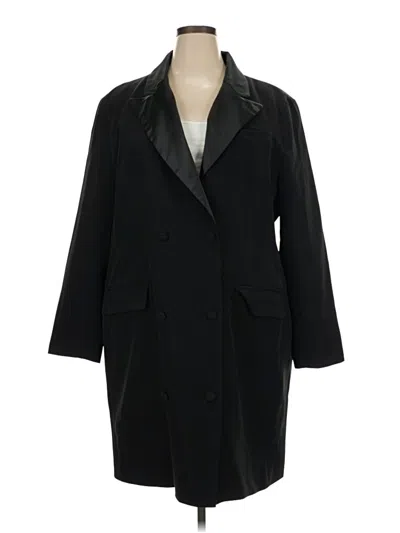 Pre-owned The Drop Coat In Black