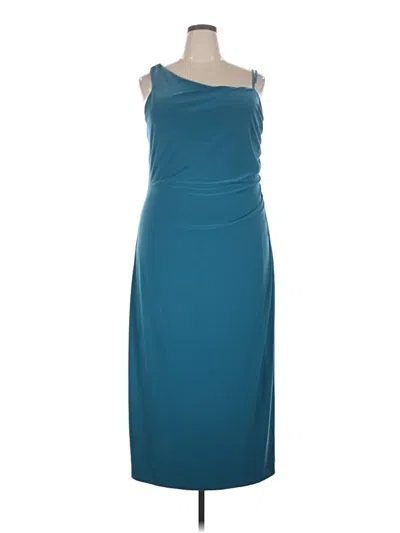 Pre-owned The Drop Cocktail Dress In Teal