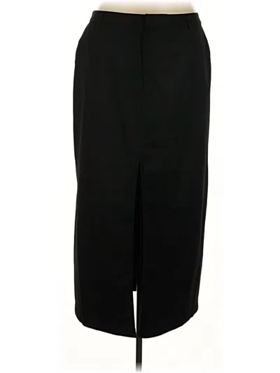Pre-owned The Drop Formal Skirt In Black