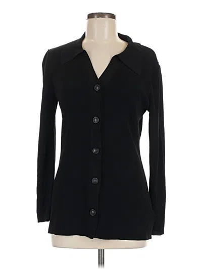 Pre-owned The Drop Long Sleeve Button Down Shirt In Black