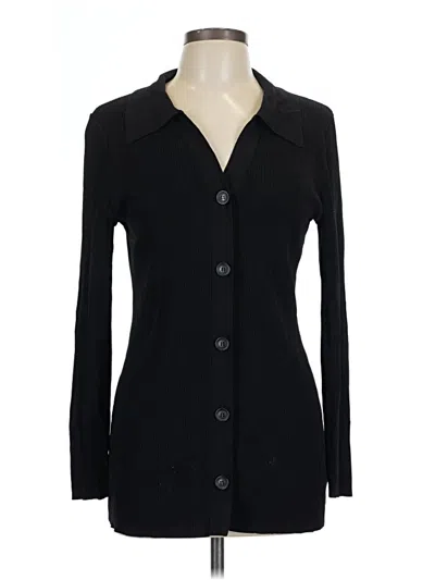 Pre-owned The Drop Long Sleeve Top Black Sweetheart Neckline Tops