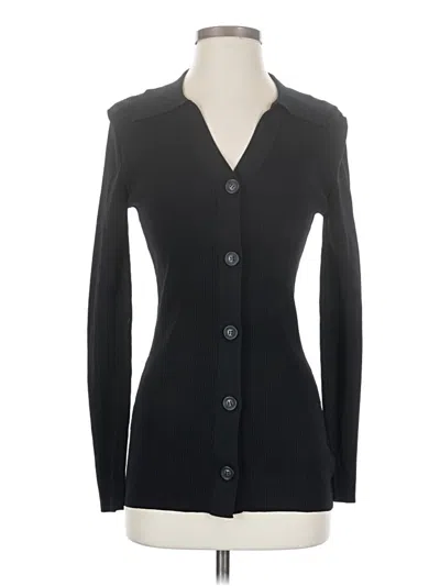 Pre-owned The Drop Long Sleeve Top Black Sweetheart Neckline Tops