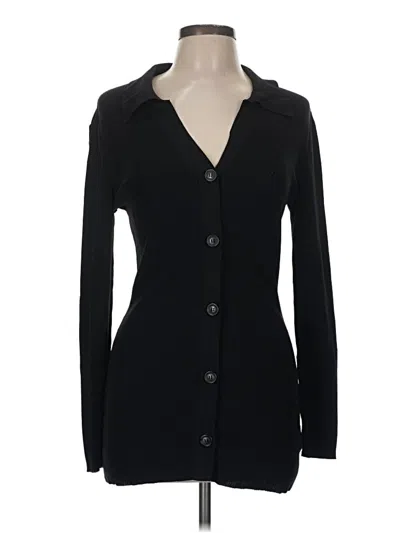 Pre-owned The Drop Long Sleeve Top Black Sweetheart Neckline Tops