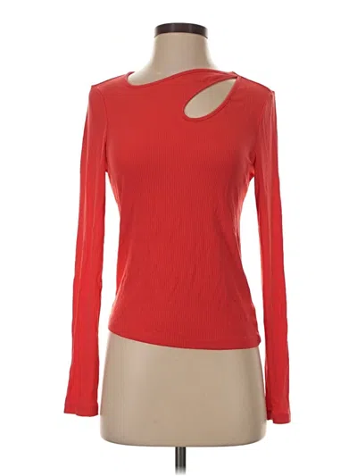 Pre-owned The Drop Long Sleeve T-shirt In Red