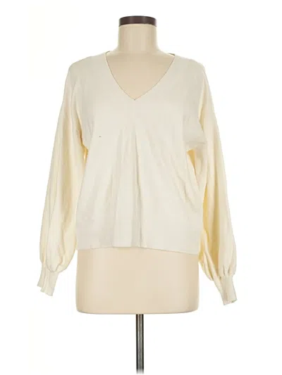 Pre-owned The Drop Long Sleeve T-shirt In White