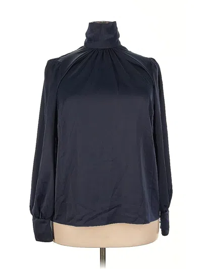 Pre-owned The Drop Long Sleeve Turtleneck In Blue