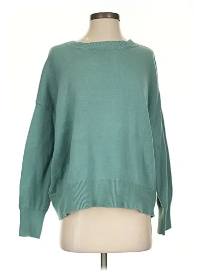 Pre-owned The Drop Pullover Sweater In Green