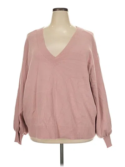 Pre-owned The Drop Pullover Sweater In Pink
