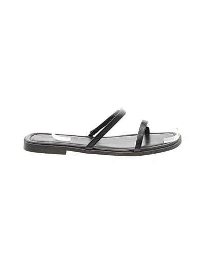 Pre-owned The Drop Sandals In Black