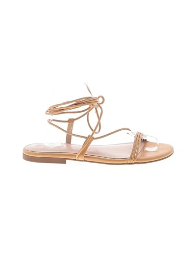 Pre-owned The Drop Sandals In Tan
