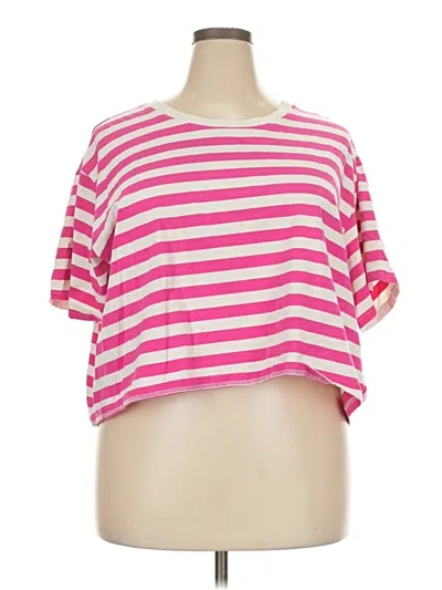Pre-owned The Drop Short Sleeve T-shirt In Pink