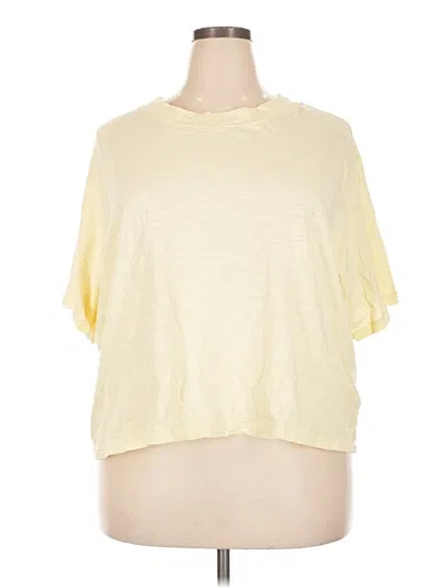 Pre-owned The Drop Short Sleeve T-shirt In Yellow