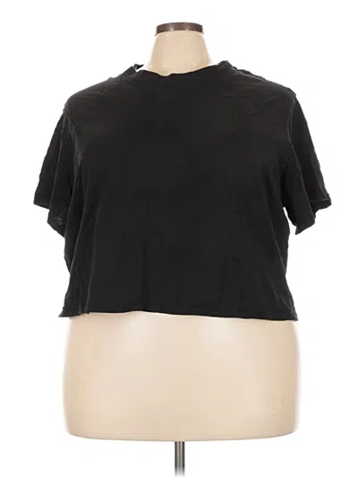 Pre-owned The Drop Short Sleeve Turtleneck In Black