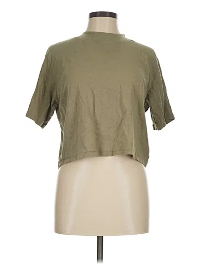 Pre-owned The Drop Short Sleeve Turtleneck In Green