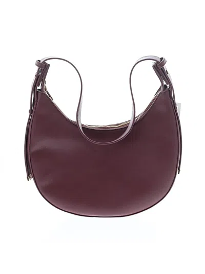The Drop Shoulder Bag In Burgundy