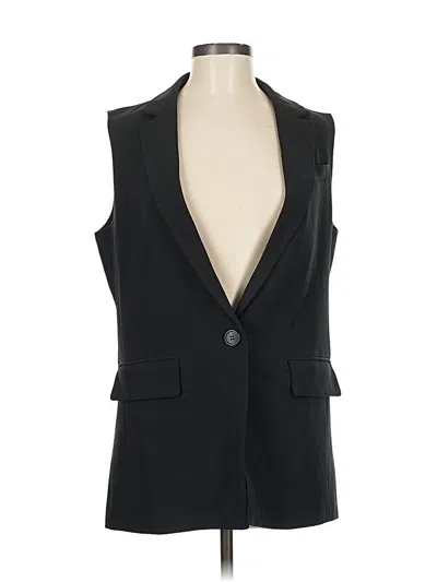 Pre-owned The Drop Sleeveless Blouse In Black