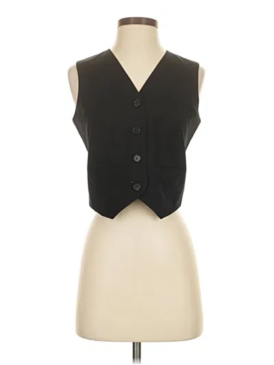 Pre-owned The Drop Sleeveless Blouse In Black