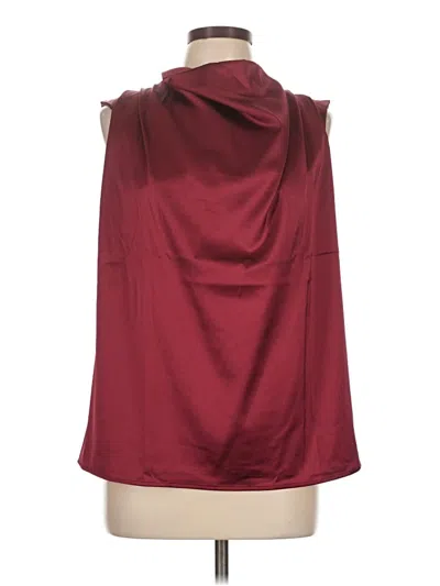 The Drop Sleeveless Blouse In Red