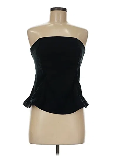 Pre-owned The Drop Sleeveless Top Black Strapless Neckline Tops