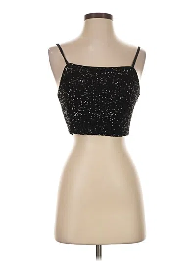 Pre-owned The Drop Sleeveless Top Black Strapless Neckline Tops