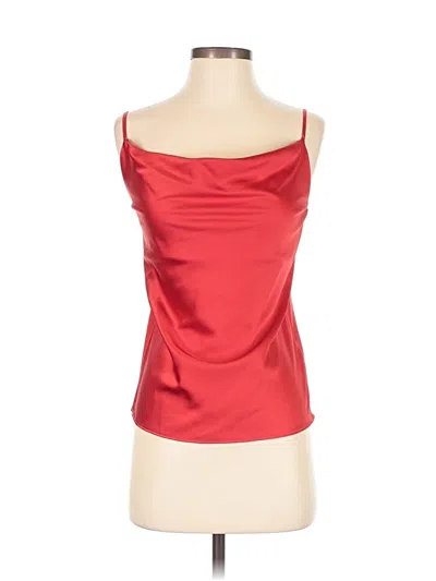 Pre-owned The Drop Sleeveless Top Red Strapless Neckline Tops