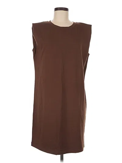 Pre-owned The Drop Sleeveless T-shirt In Brown