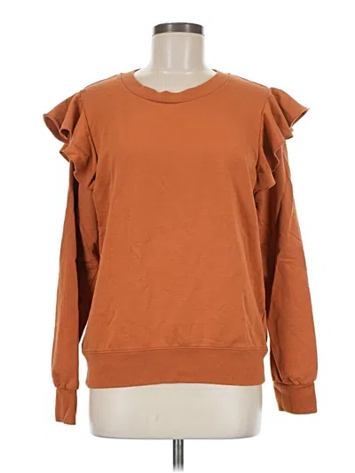 Pre-owned The Drop Sweatshirt In Brown