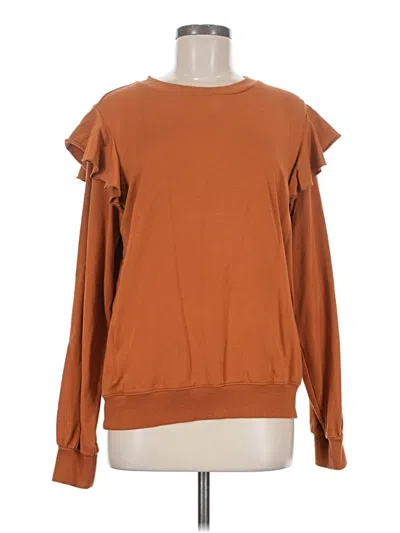 Pre-owned The Drop Sweatshirt In Brown