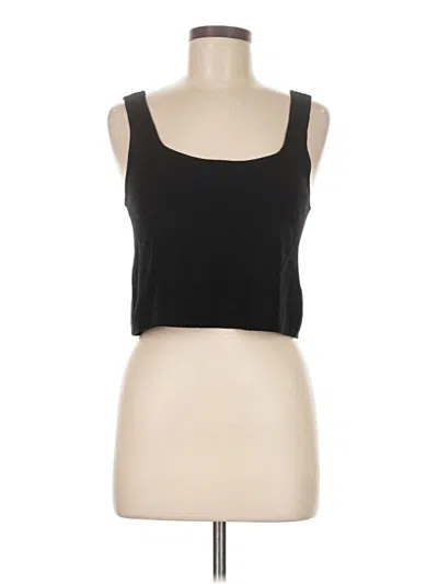 Pre-owned The Drop Tank Top Black Strapless Neckline Tops
