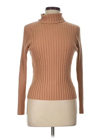 Pre-owned The Drop Turtleneck Sweater In Brown
