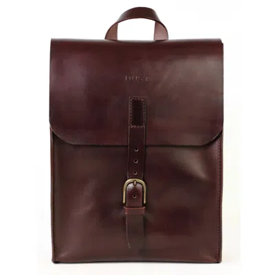 The Dust Company Mod 120 Backpack In Cuoio Havana In Brown